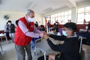 Ministro Gallardo supervisa medidas de bioseguridad durante clases  semipresenciales – DRELM